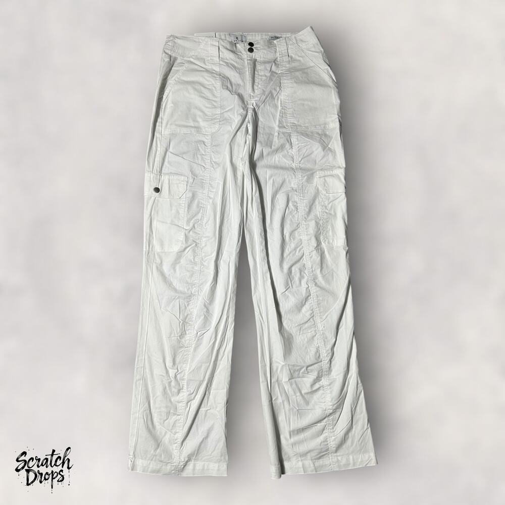 NWT True Craft Women Cargo Pants 10 White Lightweight Comfortable Wear W04